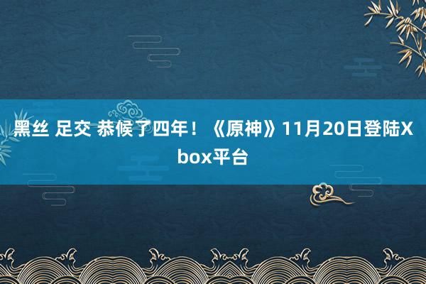 黑丝 足交 恭候了四年！《原神》11月20日登陆Xbox平台